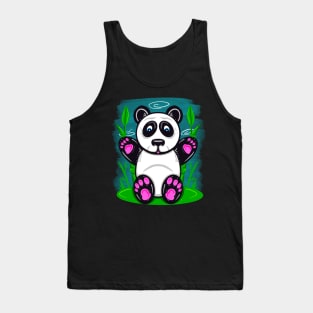 Panda bear Tank Top